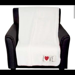 Rae Dunn Love throw